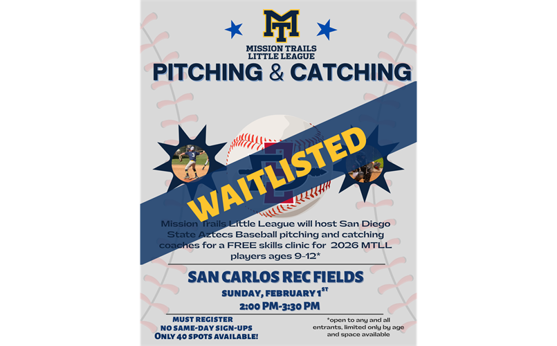 SDSU Pitching and Catching Clinic